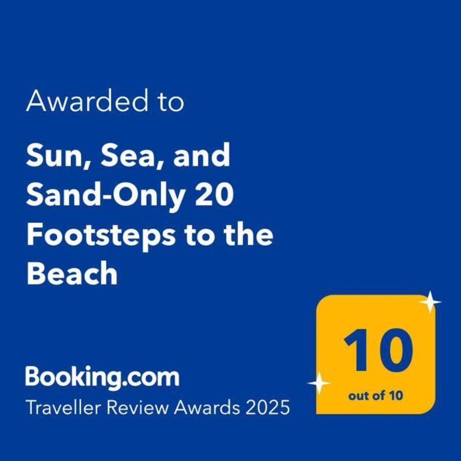 Sun, Sea, And Sand-Only 20 Footsteps To The Beach Corinth エクステリア 写真